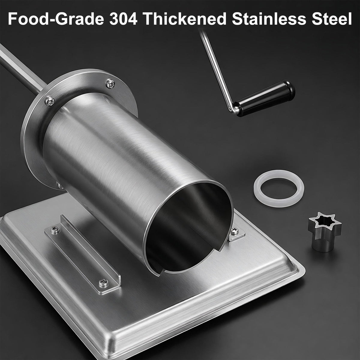 Vertical Manual Churro Extruder with 6-Shape Nozzle Kit L5313