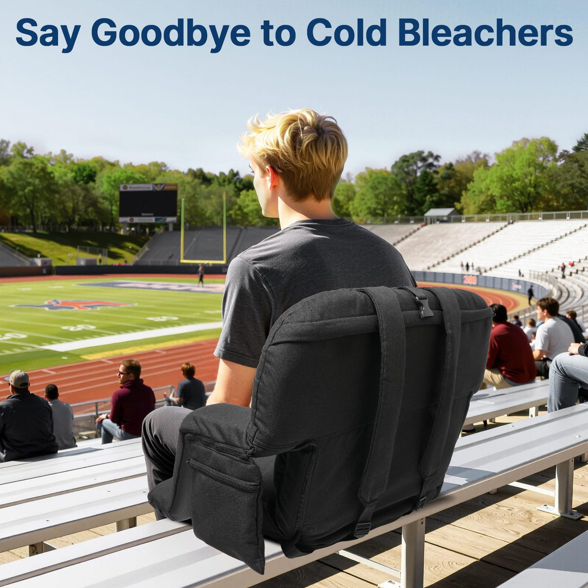 25'' Stadium Seat with Back Support, 2pcs D423682