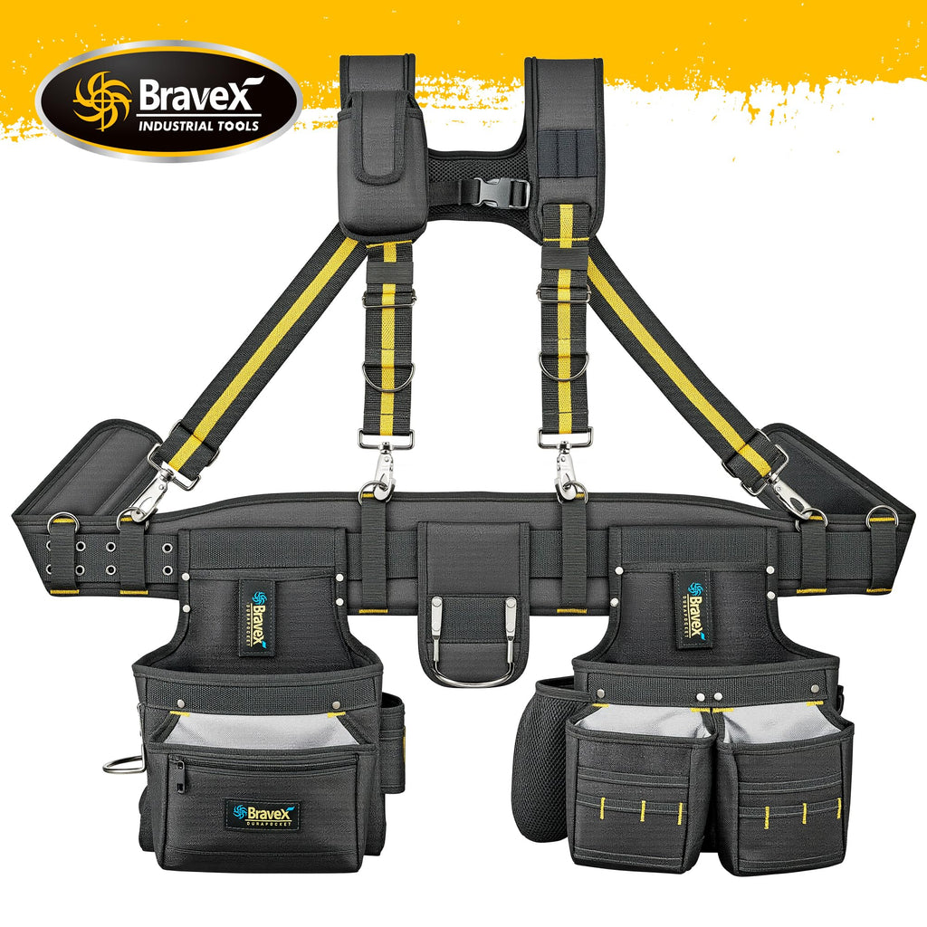 Tool Belt Suspenders 20 Bags 1200D Ballistic Nylon Y693115
