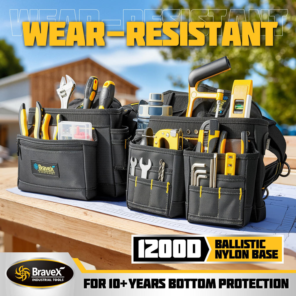 Tool Belt Suspenders 20 Bags 1200D Ballistic Nylon Y693115