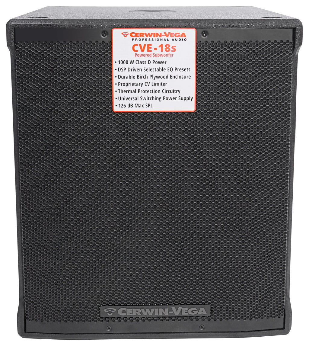 18" 1000 Watt Powered Subwoofer with Bluetooth G4178