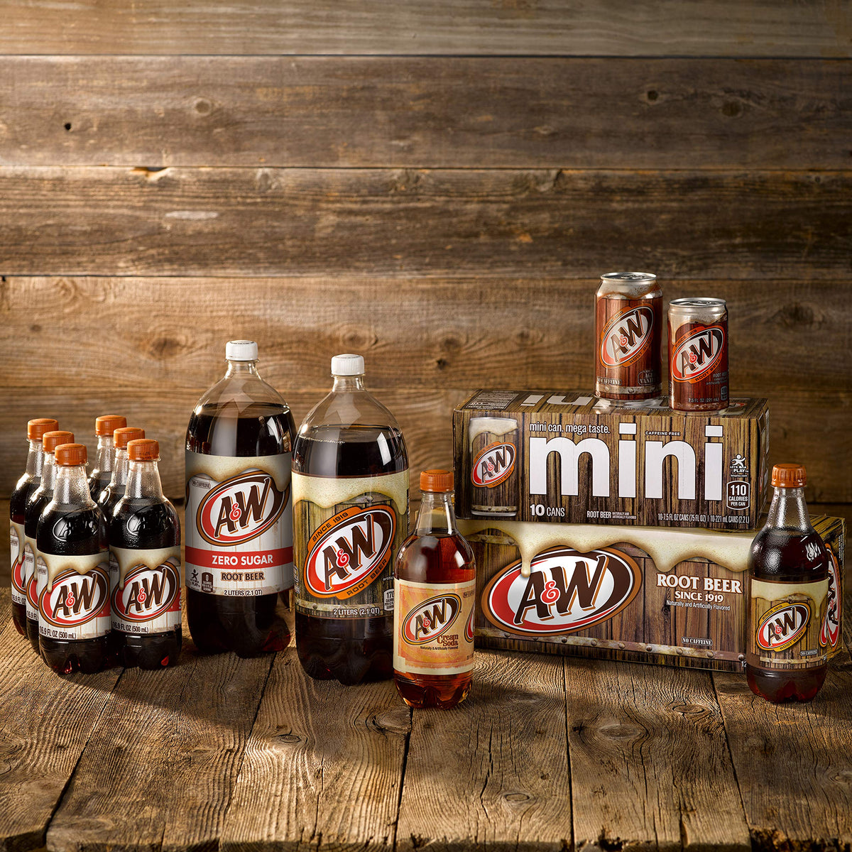 Zero Sugar Root Beer Soda, 12 fl oz cans, 12 pack R4388